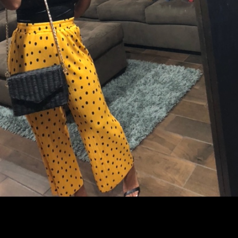 Polka dot pants